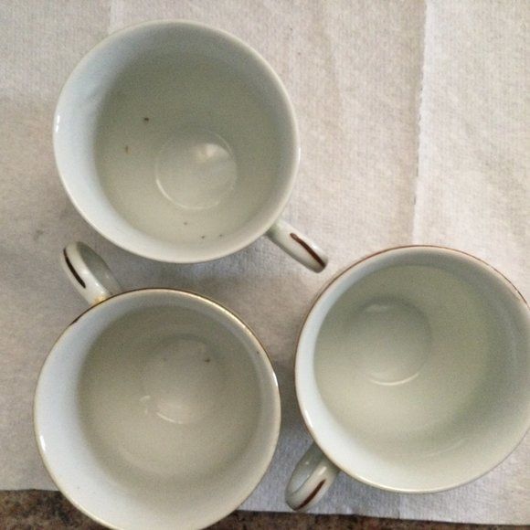 Set of 5 occupied Japan coffee tea cups mugs floral - Picture 5 of 7
